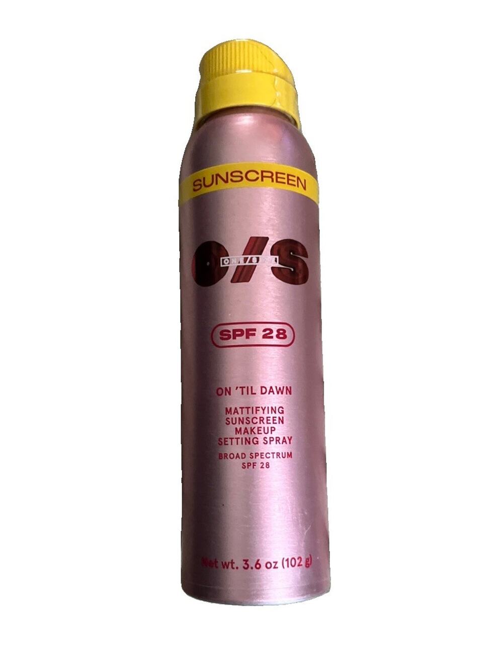 O/S One Size On 'Til Dawn Mattifying Sunscreen Makeup Setting Spray SPF 28 3.6oz